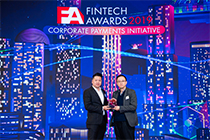 AsiaPay receive the FinTech Awards 2019 in Corporate Payments Initiative
