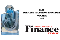 AsiaPay received the Best Payment Solutions Provider Pan Asia 2017 Award from Global Banking & Finance Review in London.